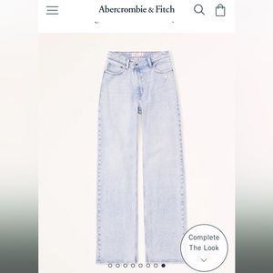 ABERCROMIE Curve Love High Rise 90s Relaxed Jeans